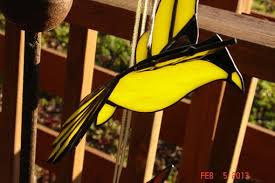 3d Flying Stained Glass Bird