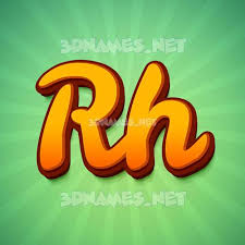 18 3d names for rh