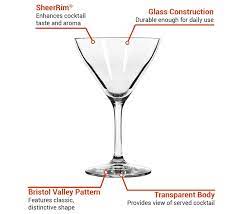 Traditional Martini Cocktail Glass