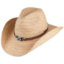 Stetson Hats Raffia Beaded Cowboy Hat Natural From Village