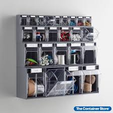 Extreme duty storage cabinets are manufactured to meet the demanding requirements of heavy use in tough environments. Stackable Tip Out Bin Organizers Organizing Bins Container Store Custom Storage