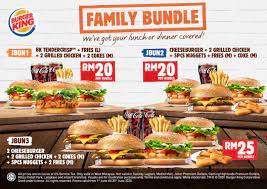 Get burger king® offers and discounts with coupons for july 2020 on retailmenot. Burger King Family Bundle As Low Rm20 June Promotion