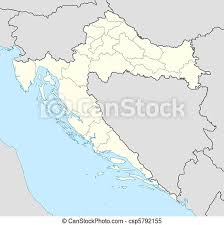 Voir les contributions de cette page. Carte Croatie Carte Illustree Europe Croatie Pays Canstock