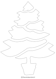 Mandala christmas tree vector for coloring book albero di. 24 Sagome Di Alberi Di Natale Da Stampare E Ritagliare Pianetabambini It Alberi Di Natale Natale Cartoline Di Natale Fatti A Mano