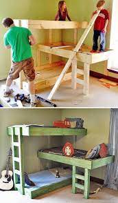 Diy Kids Furniture Diy Bunk Bed Kid Beds