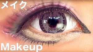 big eyes anese kuro gyaru makeup