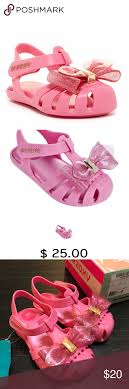 Zaxy Baby Bow Pink Sandals New In Box Nwt Zaxy Baby Bow
