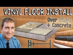 install vinyl sheet flooring over