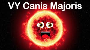 It is one of the largest known stars in the galaxy as well as one of the most luminous of its type. Stars For Kids Stars For Children Vy Canis Majoris Song Youtube