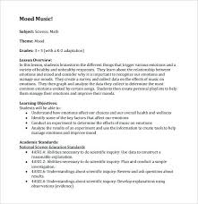 Music Lesson Plan Template Free