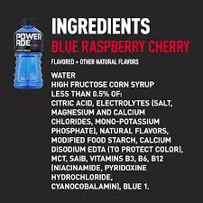 powerade blue raspberry cherry ion4