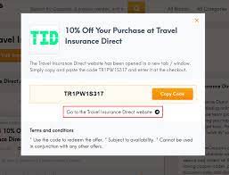 travel insurance direct coupon and