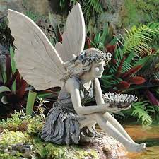Garden Sitting Fairy Statue Ornament