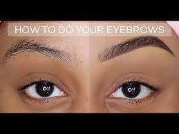 beginners eye brow makeup tutorial