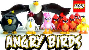LEGO Angry Birds Bird Minifigure Collection - BrickQueen - YouTube