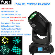 Us 675 0 280w 10r Beam Spot Wash 3in1 Moving Head Light Copy Robe Pointe 16 24 Dmx Channels 2 Prisms Osr A M Lamp Disco Stage Lighting In Stage