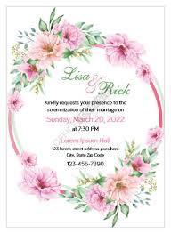 5 free wedding invitation templates