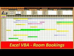 Hotel And Room Bookings Vba Excel