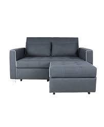 leon 2 seater sofa bed grey