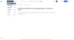 ening pages in confluence cloud