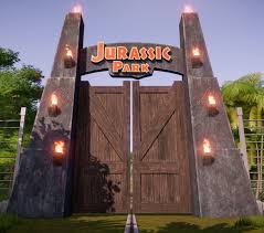 Jieitai kanochi nite, kaku tatakaeri. Jurassic Park Gate Jurassic World Evolution Wiki Fandom