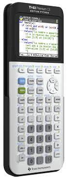 Calculatrice graphique Python Texas Instrument - Lycée - TI-83 Premium CE  Edition Python - Calculatrices | Cultura