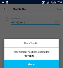 change paytm registered mobile number