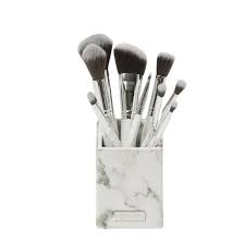 bh cosmetics white marble brush set