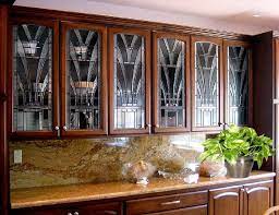 Art Deco Kitchen Glass Cabinet Doors