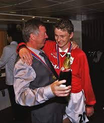 I have the feeling that behind closed doors, mauricio pochettino might have turned the united job down, which may be the only reason we are still seeing solskjaer still employed. Barcelona Spain May 26 Sir Alex Ferguson Congratulates Ole Gunnar Solskjaer The Scor Manchester United Legends Manchester United Manchester United Football