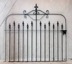 4 5 Wide Ornate Wrought Iron Gate 3ft