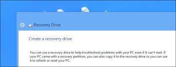 How To Create And Use A Recovery Drive Or System Repair Disc In