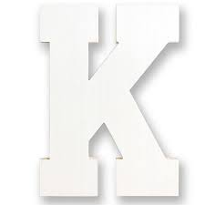 Wooden Letter K Absolutely Love The