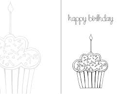 Free Coloring Pages Birthday Colouring Birthday Cards