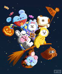 BT21 | Bts halloween, Bts drawings, Bts wallpaper