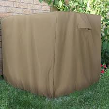 Founded in 1972, don park lp is one of canada's largest sheet metal manufacturers offering a complete line of residential and commercial air distribution products. Sunnydaze Decor 34 In X 30 In Khaki Heavy Duty Square Outdoor Air Conditioner Cover Fi 3430acs Khaki The Home Depot