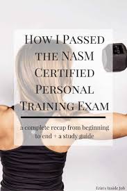 nasm certified personal training exam