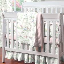 Nursery Rhyme Toile Mini Gathered Crib