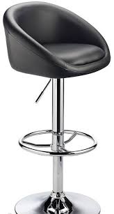 252 results for black leather kitchen stools. Lombardy Real Leather Kitchen Bar Stool Padded Seat Adjustable Height Chrome Frame 4 Colours