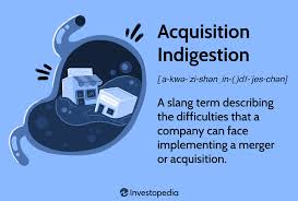 acquisition indigestion definition
