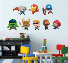 Marvel Avengers Team Up Wall Stickers
