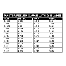 Oemtools 25025 26 Blade Master Feeler Gauge Buy Online In