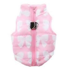 Details About Pink Pet Dog Clothing Padded Vest Harness Puppy Small Dog Coat Clothes L