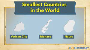 20 smallest countries in the world at a