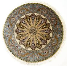 round carpet silk rug handmade carpet