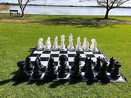 Giant Size Plastic Outdoor Chess Game