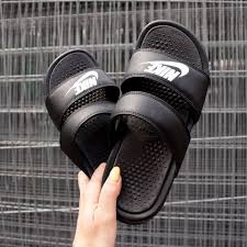 Nike mens sliders kawa slides shoes shower pool beach slide sandal flip flops. Nike Benassi Swoosh Slides For Men Shopee Philippines