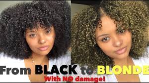 Some suggest use of flour but results. Black To Blonde With No Damage Temporary Hair Color Wax Youtube
