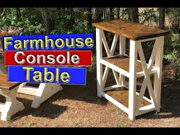 Diy Farmhouse Furniture Console Table