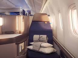 lie flat seats on domestic flights